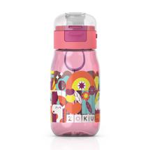 Бутылка ZOKU Бутылочка детская с крышкой 475 мл розовая арт. ZK202-PK