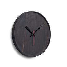 Часы La Forma (ех Julia Grup) Настенные часы Zakie круглые из массива акации с черной отделкой Ø 30 см арт. 109726