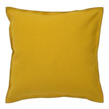 Чехол Tkano Чехол на подушку из фактурного хлопка горчичного цвета с контрастным кантом из коллекции essential, 45х45 см арт. TK20-CC0005
