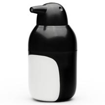 Диспенсер QUALY Диспенсер для мыла penguin, черно-белый арт. QL10351-BK-WH