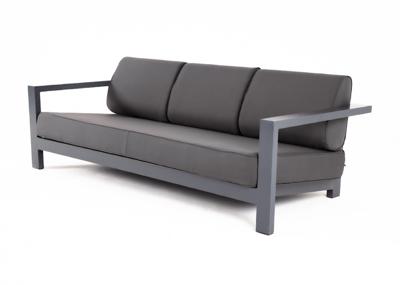 Диван 4SIS "Гранада" диван трехместный, каркас из алюминия, ткань Savana Graffit арт. GRA-S3-001 D-grey