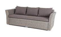 Диван 4SIS "Капучино" диван из искусственного ротанга (гиацинт) трехместный, цвет серый арт. YH-C3130W-3 TWgraphite