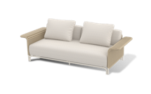 Диван 4SIS "Мальдивы" диван двухместный из искусственного ротанга, цвет соломенный арт. A508B