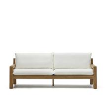 Диван La Forma (ех Julia Grup) Forcanera 3-местный диван из массива тикового дерева 218 см арт. 157011