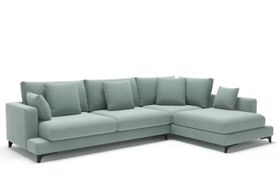 Диван Top concept Oscar диван с терминальным углом рогожка голубой арт. 6280