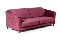 Диван Top concept Amsterdam диван-кровать трехместный прямой, велюр красный арт. 21152