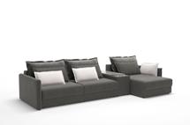 Диван-кровать Top concept Incanto диван-кровать с шезлонгом бархат серый арт. 6288