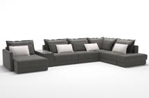 Диван-кровать Top concept Incanto диван-кровать с шезлонгом и баром бархат серый арт. 6291