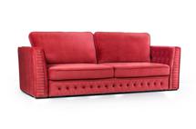 Диван-кровать Top concept Budapest диван-кровать трехместный, прямой, велюр брусничный арт. 6243