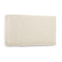 Изголовье кровати La Forma (ех Julia Grup) Изголовье из льняной ткани белого цвета Tanit со съемным чехлом 206 x 106 см арт. 113246