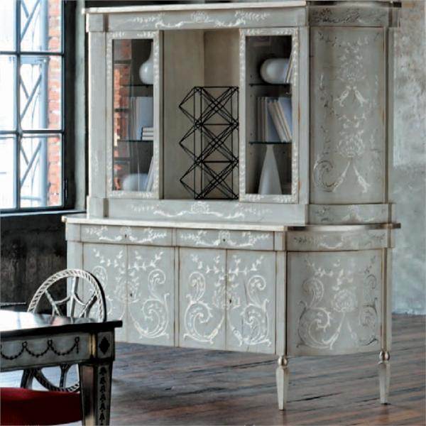 Книжный шкаф patina c21/lg/ht ferrara cabinet фабрики patina.
