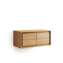 Комплект мебели для ванной La Forma (ех Julia Grup) Kenta Мебель для ванной из массива тика с натуральной отделкой, 90 x 45 см арт. 160495