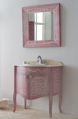 Композиция Аллигатор Мебель Royal Комфорт A(М) (цвет старый лак,розовый)