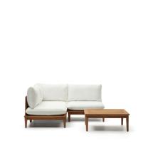 Композиция La Forma (ех Julia Grup) Portitxol набор из модульного дивана и столика из массива тикового дерева арт. 157167