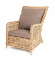 Кресло 4SIS "Гляссе" кресло плетеное из искусственного ротанга, цвет соломенный арт. YH-C1579W-2
