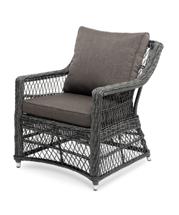 Кресло 4SIS "Гранд Латте" кресло из искусственного ротанга, цвет графит арт. YH-C1881W graphite