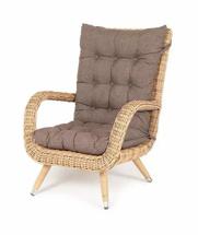 Кресло 4SIS "Толедо" кресло плетеное с подушками, цвет соломенный арт. YH-C1910W