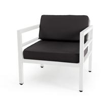 Кресло 4SIS "Эстелья" кресло интерьерное, каркас из алюминия арт. EST-A-001 white