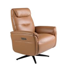 Кресло Angel Cerda Кресло-реклайнер поворотное 5115/KM6011-M5671 из коричновой кожи арт. 194040