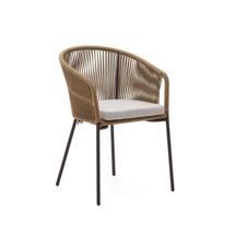 Кресло La Forma (ех Julia Grup) Веревочный стул Yanet бежевого цвета арт. 114294