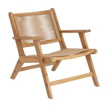 Кресло La Forma (ех Julia Grup) Кресло Geralda из дерева акации с натуральной отделкой арт. 097623