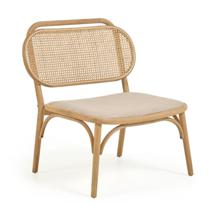 Кресло La Forma (ех Julia Grup) Кресло Doriane массив дуба с мягким сиденьем арт. 104847