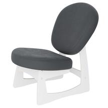 Кресло Мебелик Кресло для отдыха Смарт G Силуэт Ткань Макс 965, каркас молочный дуб арт. 008465