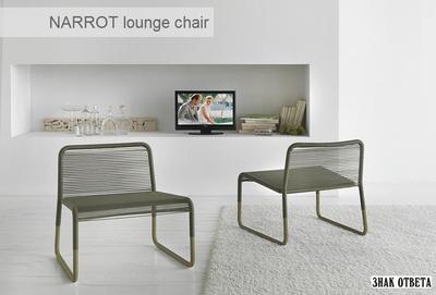 Кресло My home collection NARROT lounge chair