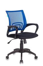 Кресло Stool Group Кресло Бюрократ CH-695N/BL/TW-11 спинка сетка синий TW-05 сиденье черный TW-11 арт. УТ000003021