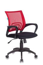 Кресло Stool Group Кресло Бюрократ CH-695N/R/TW-11 спинка сетка красный TW-35N сиденье черный TW-11 арт. УТ000003020