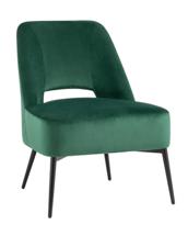 Кресло Stool Group Кресло лаунж Бостон велюр зелёный арт. УТ000036648