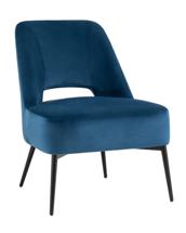 Кресло Stool Group Кресло лаунж Бостон велюр синий арт. УТ000036649