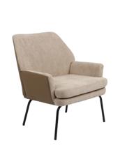 Кресло Stool Group Кресло Харви светло-коричневый с коричневой экокожей арт. УТ000037088