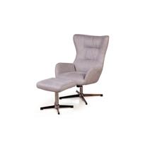 Кресло Top concept Кресло качалка с оттоманкой ANDREA, серый арт. 2001000001798