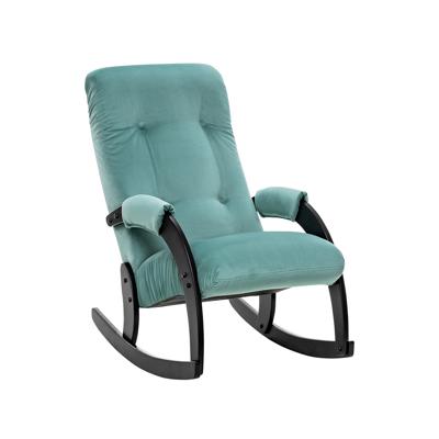Кресло-качалка Мебель Импэкс Кресло-качалка Модель 67 Венге, ткань V 43 арт. 2104640000005