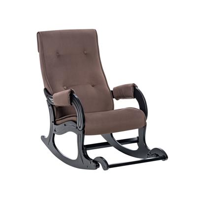 Кресло-качалка Мебель Импэкс Кресло-качалка Модель 707 Венге, ткань V 23 арт. 2104111000008