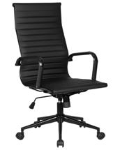 Кресло руководителя DOBRIN Офисное кресло для руководителей DOBRIN CLARK SIMPLE BLACK, чёрный арт. LMR-101B_BlackBase