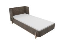 Кровать Ellipsefurniture Кровать Basic спальное место 90*200 см (коричневый, рогожка) арт. BS010103010101
