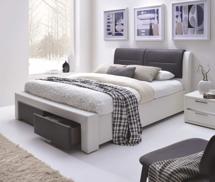 Кровать Halmar Кровать Halmar CASSANDRA-S (белый/черный) 160/200 арт. V-CH-CASSANDRA_S_160-LOZ