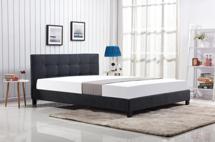 Кровать Halmar Кровать Halmar OXFORD (темно-серый) 160/200 арт. V-CH-OXFORD-LOZ-C.POPIEL