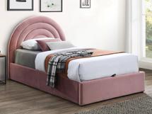 Кровать Signal Кровать SIGNAL POLLY Velvet Bluvel 52 античный розовый, 120/200 арт. POLLYV120RACZ