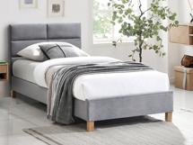 Кровать Signal Кровать SIGNAL SIERRA Velvet tap. 150 серый/дуб, 90/200 арт. SIERRAV90SZD