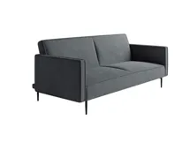 Кровать Top concept Este диван-кровать трехместный, прямой, с подлокотниками, бархат 27 арт. 14231