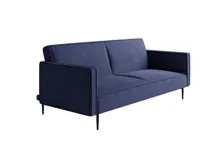 Кровать Top concept Este диван-кровать трехместный, прямой, с подлокотниками, бархат 81 арт. 14233