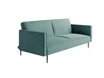 Кровать Top concept Este диван-кровать трехместный, прямой, с подлокотниками, бархат 88 арт. 14235