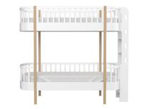 Кровать двухъярусная Ellipsefurniture Кровать двухъярусная Classic торцевая лестница (белый) арт. CLMBDB01020199