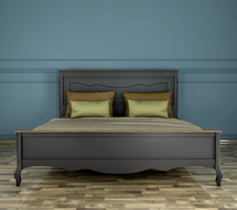 Кровать Этажерка Дизайнерская кровать "Leontina Black" 180*200 арт ST9341/18BLK арт. ST9341/18BLK