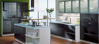 Кухня Haecker  3065 - High gloss metallic antracite