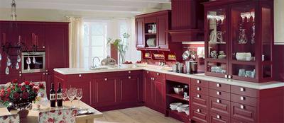 Кухня Haecker  4070 - Wine red