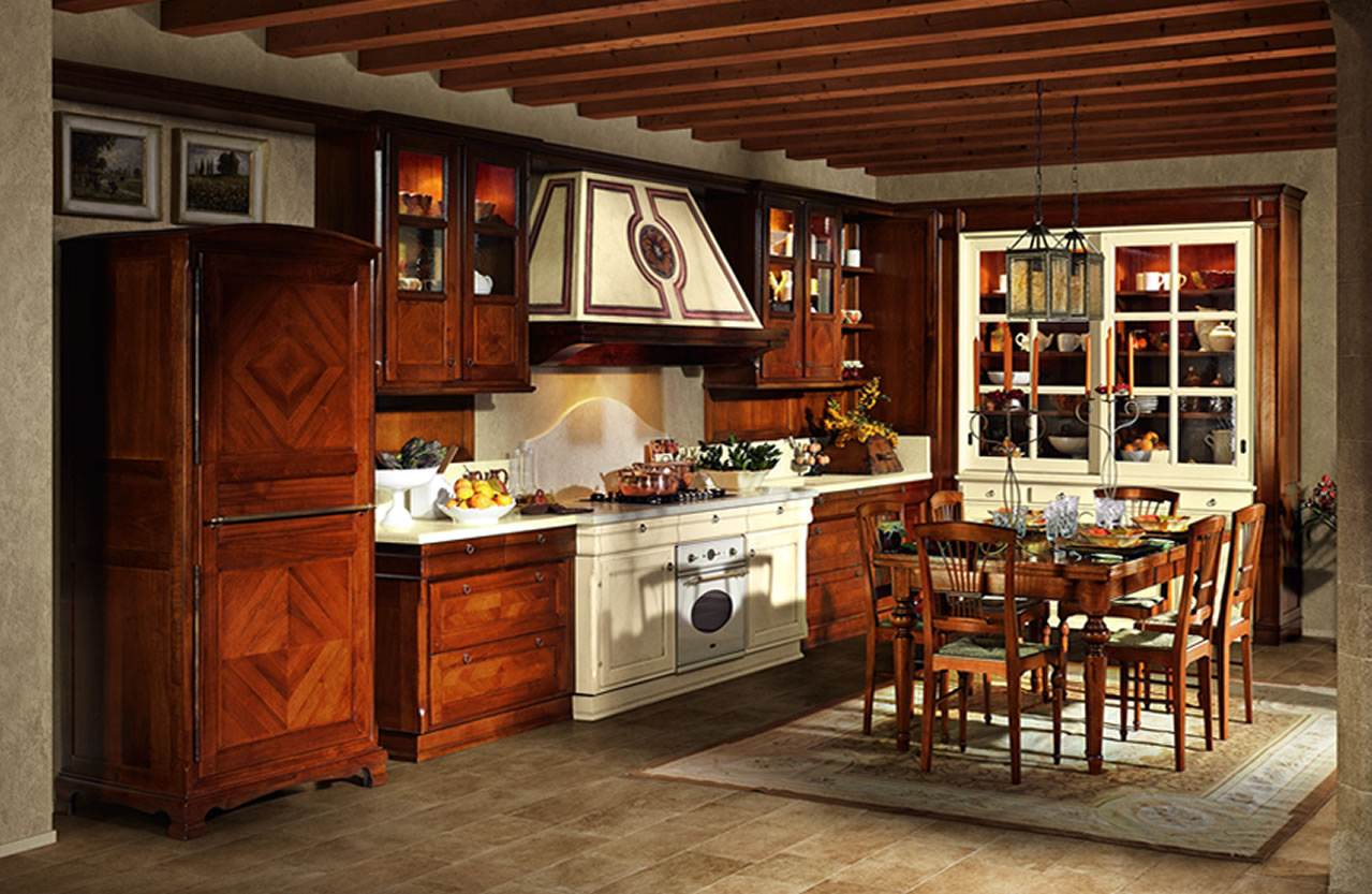 Cucine componibili classiche ad angolo : cucine a legna piccole ...